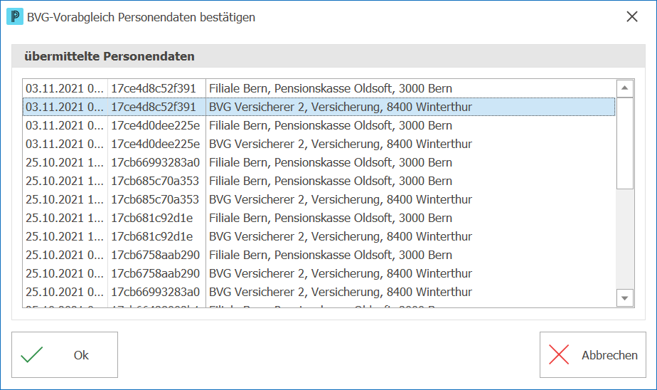 Lohn_ELM_BVG_Vorabgleich Personendaten_Bestätigen