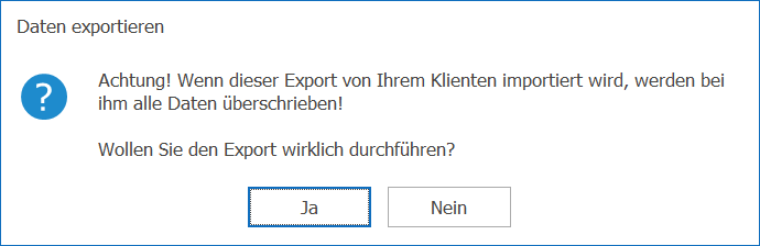 Warnung_Daten exportieren