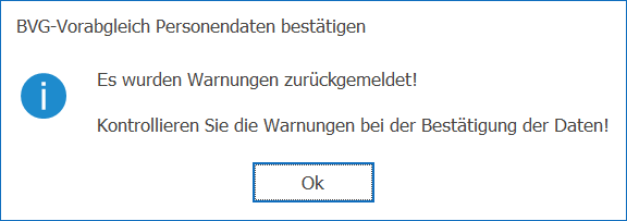 Lohn_ELM_BVG_Vorabgleich Personendaten_Bestätigen_Warnungen