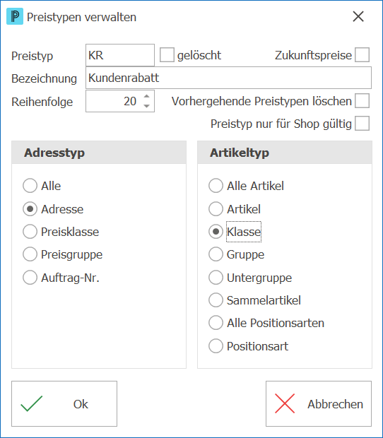Preis_Neuer Preistyp