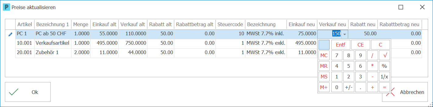 auf_Preise aktualisieren Tabelle