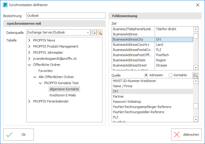 Adr_Sync_Px_Server_Outlook def