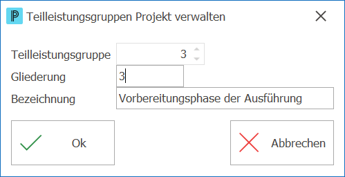 Leistung_Teilleistungen_Teilleistungsgruppen verwalten