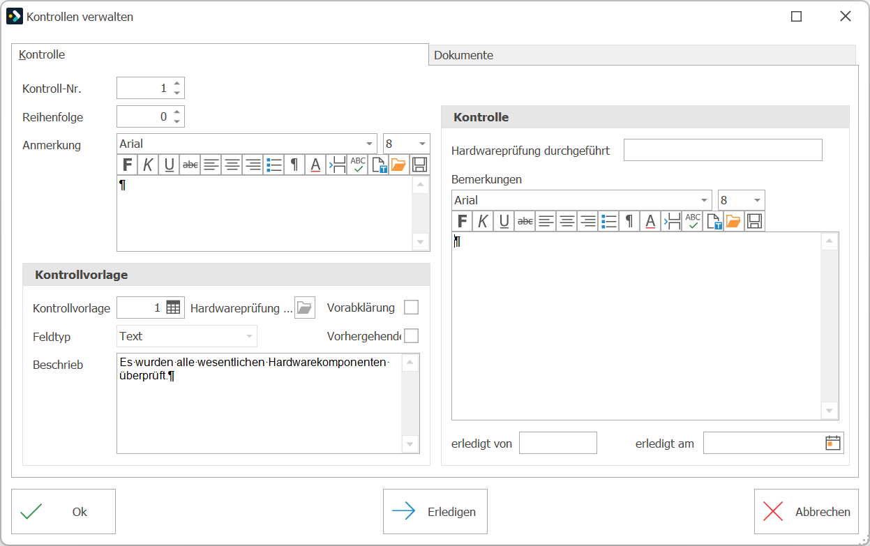 Service_Serviceposition_Kontrollen_Kontrollen verwalten