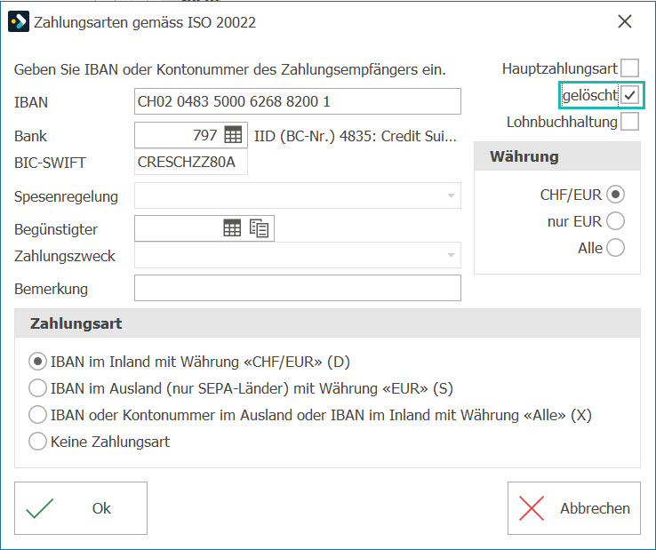 Adr_Exkurs_CS Migration_Zahlungsart_gelöscht