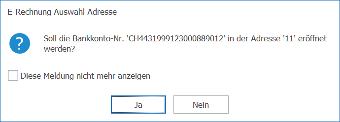 kre_Beleg einlesen_E-Rechnung Auswahl Adresse_Konto eröffnen