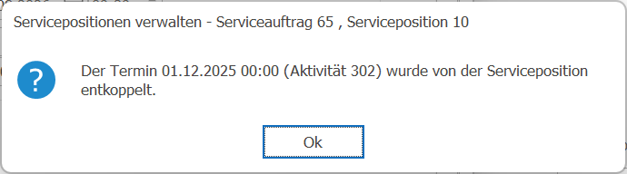 Service_Serviceposition_Hinweis Termin entkoppelt