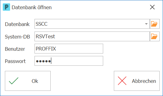 E-Dokumente_Externe E-Dokumente_Datenbank öffnen