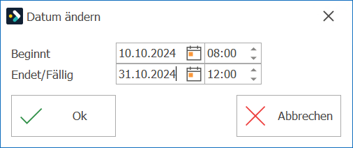 CRM_Datum ändern