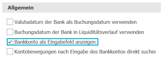 E-Bankig_Allgemein_Bankkonto als Eingabefeld