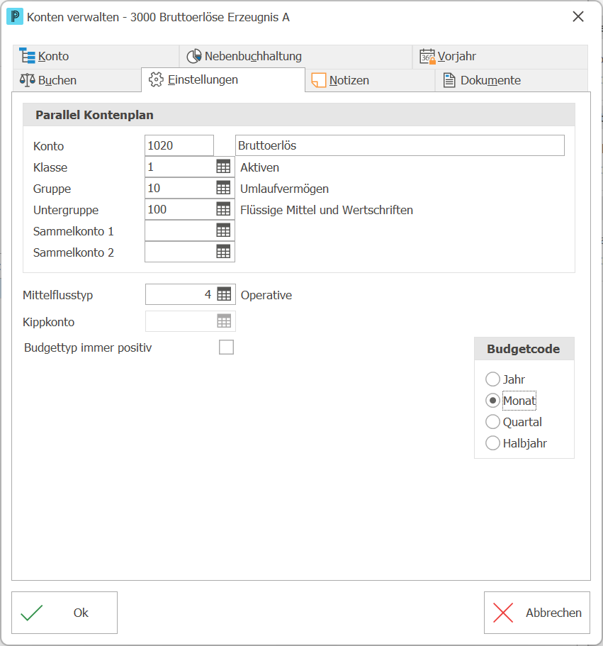 deb_Konto verwalten_Ansicht Register Einstellungen