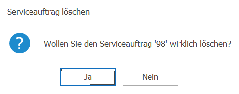 Service_Serviceauftrag_Aufträge löschen