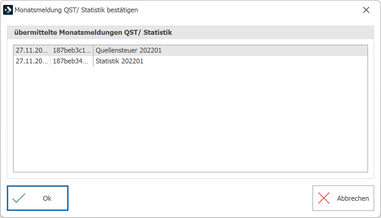 Lohn_QST ELM bestätigen
