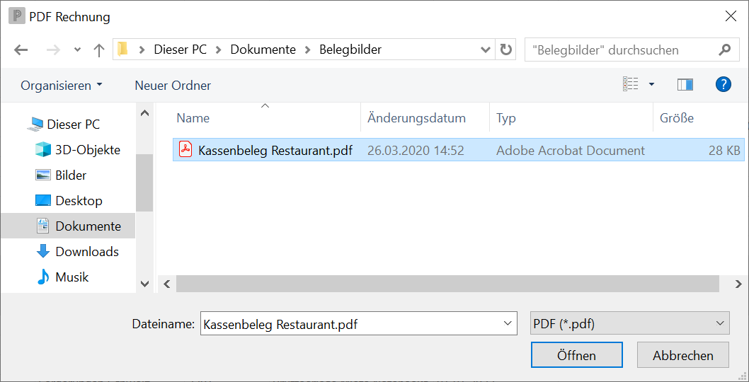 deb_belege verknüpfen