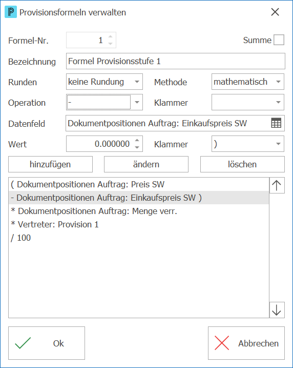 Provisionsverwaltung_Hilfstabellen_Hilfstabellen_Provisionsverwaltung_Provisionsformeln verwalten