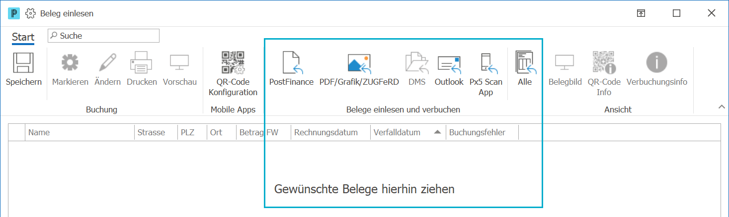 kre_Möglichkeiten beleg einlesen