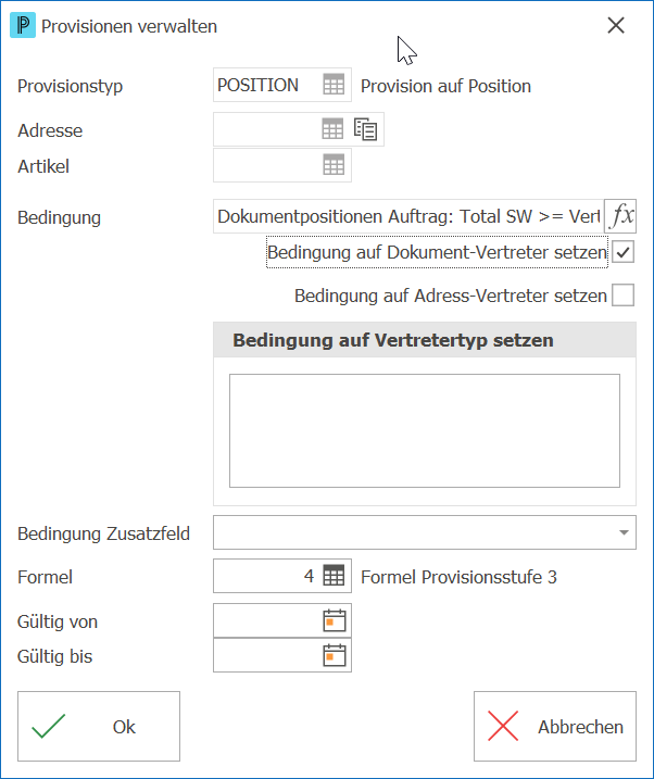 Prov_Provisionen verwalten