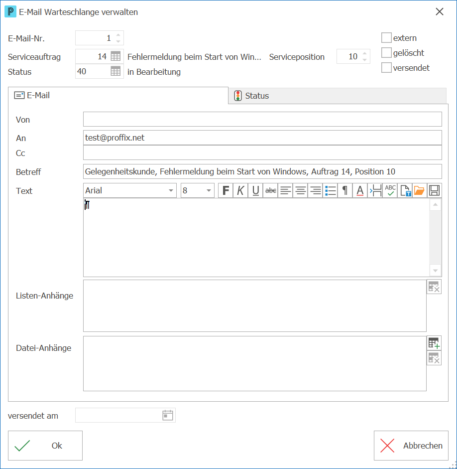 Service_Serviceauftrag_Warteschlange_Email
