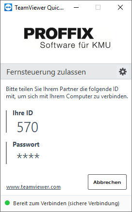 TeamViewerZugriffsdaten