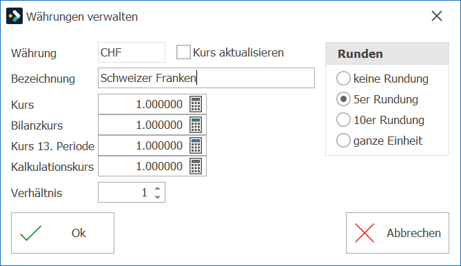 Waehrungen