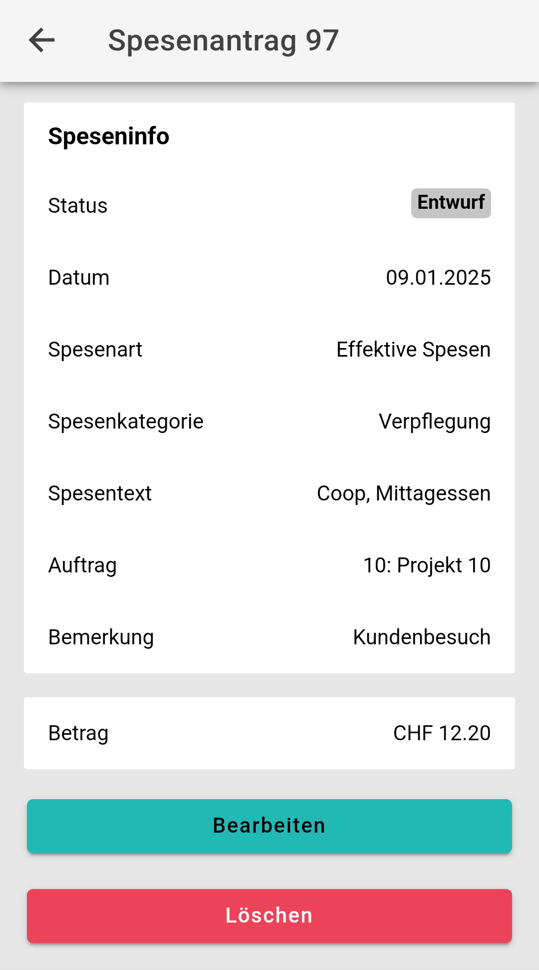 Expenses_Übersicht_Bearbeiten